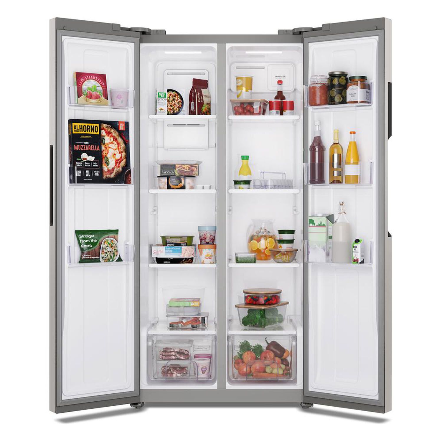 Refrigerador Side By Side Mademsa Mas430 / No Frost / 430 Litros / D image number 4.0